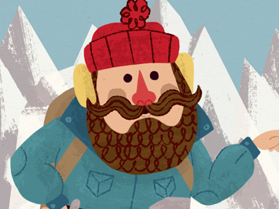 Yukon Cornelius! art beard character christmas dry brush illustration mustache photoshop
