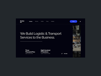 Logistic and Transport Services | UI/UX Design. conceptdesign design problem solving design ui ux website concept