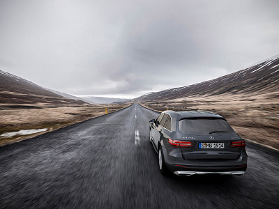 Mercedes GLC - Iceland 3d backplate c4d car cinema 4d hdri iceland mercedes vray