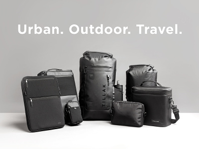 Tillak's Siletz Modular Carry System backpack black cooler hardware kickstarter laptop sleeve modular outdoor outdoors product design travel waterproof