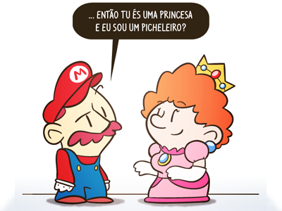 Lelo e Zezinha cosplay comic con cosplay lelo mario peach portugal princess super webcomic zez zezinha