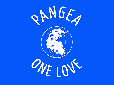Pangea - One Love blue continent dinosaurs jurassic one love pangea pangeia redbubble society6 teepublic touch it sugar unity
