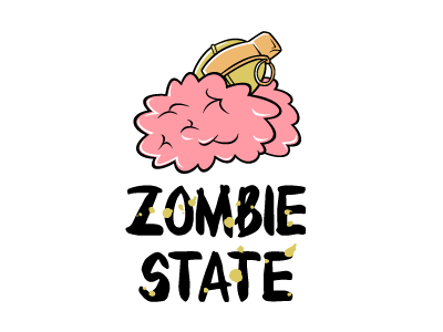zombie state logo android app branding design graphic iphone logo state vaz zez zezvaz zombie