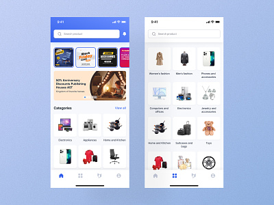 Mobile App - Ecommerce appdesign design ecommerce figma online onlineshopping shopping ui ux uxui