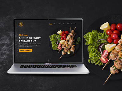 Dining Delight Restaurant by Hypetek art branding design hypetek illustration typography ux vector web