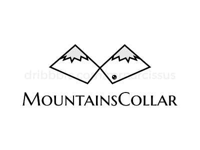 MountainsCollar graphic design illlustrator illustrations illustrator logo logo design logodesign logodesigner logos logotype minimal vector