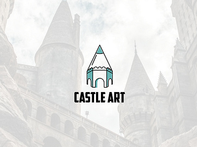 Castle Art | Caslte Logo | Art Logo art artist castle crest fort
