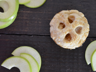 Mini Apple Pie Food Photography apple pie apples food food photography photo photography pie sugar sweet wood wooden background