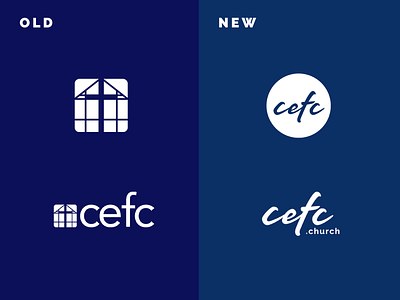 CEFC Church logo redesign church icon logo redesign simple