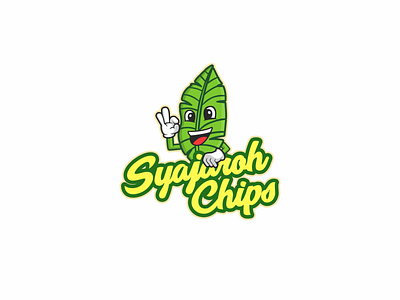 Chips Syajaroh Logo branding character design design graphic design illustrator logo mascot minimal minimalist vector