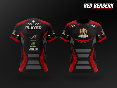 Red Berserk E Sport Jersey