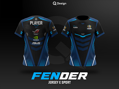 Jersey Design E Sport - Fender design esport gameonline graphic design illustration jersey logo modern