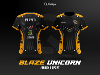 Blaze Unicorn - Jersey E sport Design