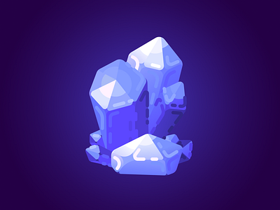 Crystal Growth animation figma graphic design illustration vector