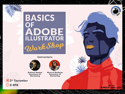Workshop poster (Basic of Adobe Illustrator) adobe illustrator photoshop workshop