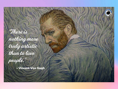 Quote Poster (Vincent Van Gogh)