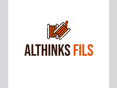 Althinks Fils art design graphic design logo minimal vector