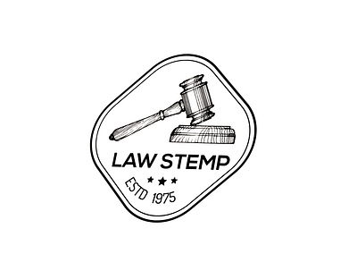 Law Stemp adobe canda firm font fontfiles illustrator law law firm lawyer logo logo design logoawesome logodesign logodesigns lowcost office tools unborn usa