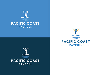 Pacific Coast art branding clean design flat graphic design logo minimal ocean life ocean logo vector