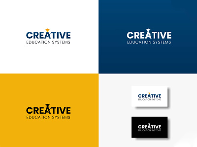 Creative Education System art branding clean design flat graphic design logo logodesign minimal typography vector