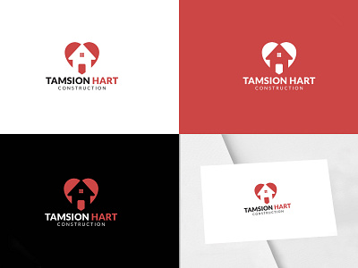 Tamsion Hart Homes logo logos logotype minimal