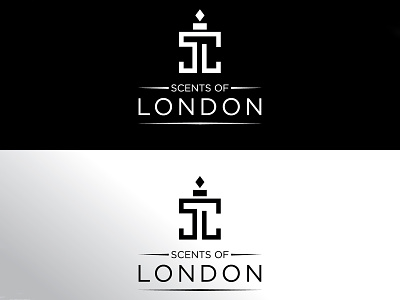 Scents of London art branding clean design flat graphic design logo logodesign minimal typography vector