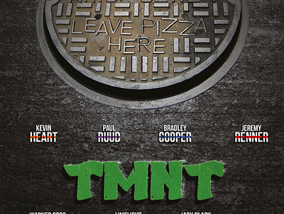 TNMT - Affiche de film concept concept design film poster film poster concept illustration