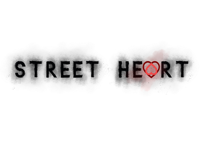 Street Heart black design documentary heart logo logo design logotype movie red streetart