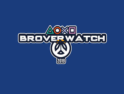 Broverwatch Team 2019 logo logo design overwatch playstation4