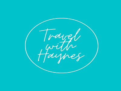 Travel with Haynes logo branding graphic design logo