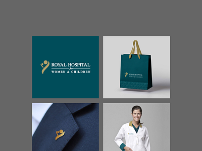 Royal Hospital Branding adobe adobe illustrator adobe photoshop animation branding creative illustration logo minimal vector