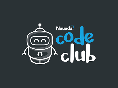 Code Club Dark dark kids learn to code robot