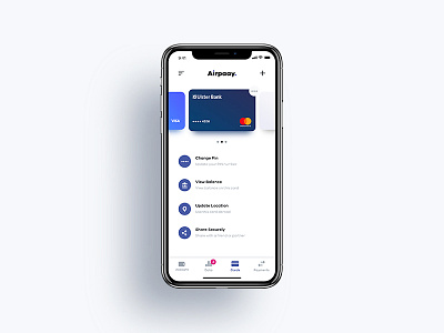 Airpaay credit card dailyui iphonex