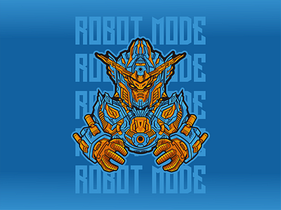 Robot Mode - Human x Machine design illustration