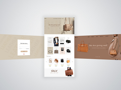 Leathershop clothes interfacedesign leather leathershop shop shopping ui ui design uiux