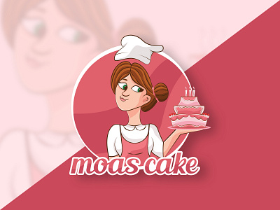 Moas Cake-03- Cartoon Mascot