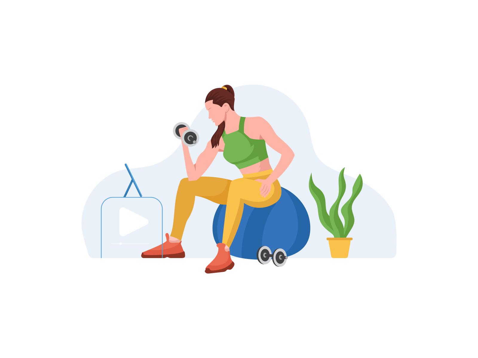 Fitness-17-illustration By Yasin Moon On Dribbble