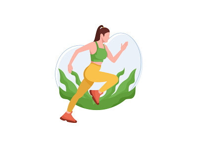 Fitness-19-illustration body character illustration design fit women illustration fitness fitness illustration flat color graphic design gym illustration health illustration illustration illustrator inspiration leady gym vector website illustration women illustration