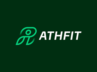 Athfit03 branding identity logo