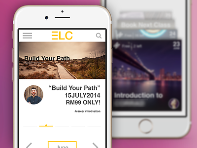 ELC Mobile angularjs bootstrap card front-end minimalist mobile responsive