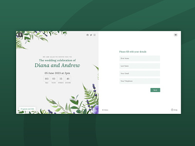 Imno - Wedding Registration Form Wizard form form wizard participation registration themeforest ui web design wedding