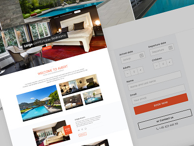 Albert - Hotel and Bed&Breakfast accommodation bb bed and breakfast booking form holiday hotel motel resort themeforest tourism travel