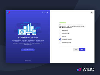 Wilio - Survey and Multipurpose Form Wizard comments form email opinion quotation quote registration reviews signup survey wizard form