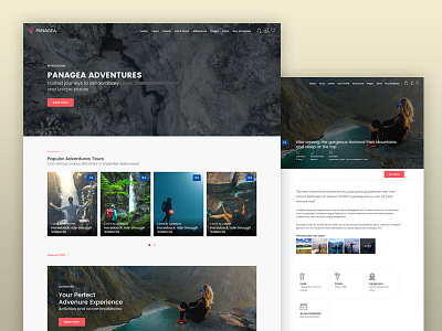 Panagea Adventure Tours adventure airbnb booking directory hotel rtl template themeforest travel web design