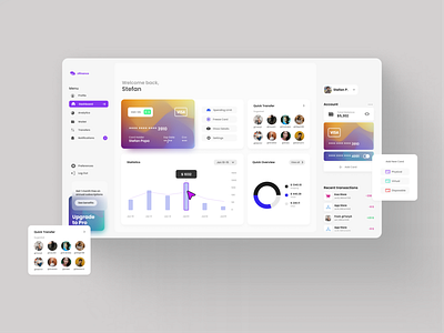 Finance Dashboard UI Concept