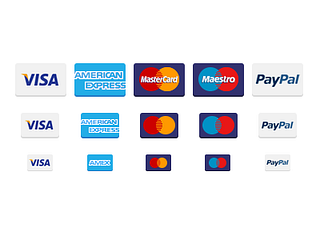 Payment Card Icons by Shaun Cronin on Dribbble