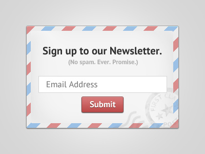 Newsletter Sign Up email mail newsletter subscribe