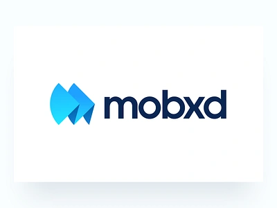 Logo Design: Mobxd blue logo brand brand colors brand concept brand design brand identity branding branding design logo logo design logodaily logodesign logodesigner logodesigns logos logotype m letter m letter logo m logo