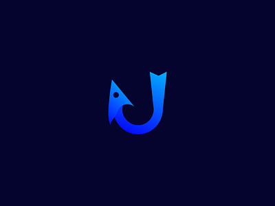 Logo Design: ikado blue logo brand brand design brand identity brand work branding dark logo fish hook logo fish logo gradient logo hook logo logo logo design logodesign logos logotype