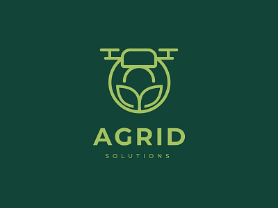 AGRID Logo Design app branding design flat icon illustrator logo minimal vector